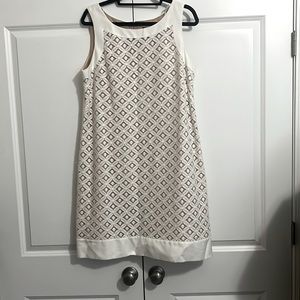 Jessica Howard size 16 off white lattice dress